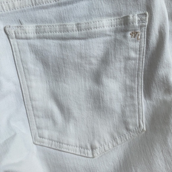 Madewell 10” High-Rise Skinny Jeans, White,  24 - Picture 5 of 7
